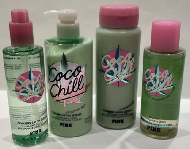 New Victoria's Secret VS PINK Coco Chill Fragrance Body Mist Full Size 8.4oz