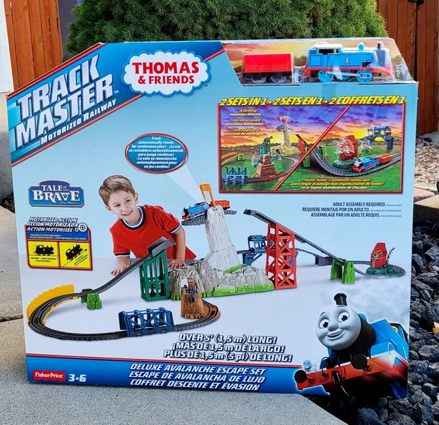 THOMAS & FRIENDS Trackmaster Motorized Railway Thomas Deluxe Avalanche ...