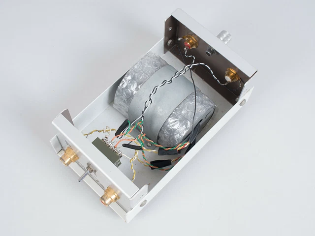 DENON AU-320 MCトランスフォーマー Denon AU-320 Step Up Transformer Mc Phono Cartridge Silver