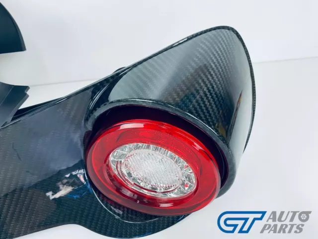 Luces traseras LED LED rojas transparentes de carbono INTEC Japón para Toyota 86 Subaru BRZ 3