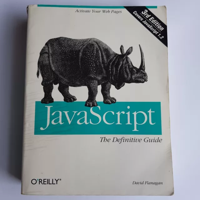 O'Reilly Javascript Coding Definitive Guide Book Third Edition David Flanagan