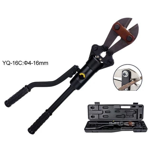 Hydraulic Steel Clamp Shear Hydraulic Rebar Cutter Cutting Tools Diameter 4-16MM