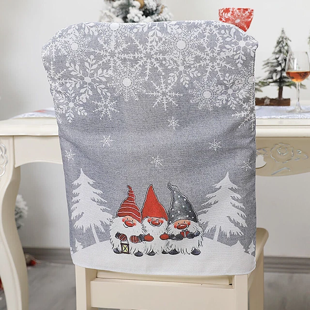 Grey santa hat chair covers cheap