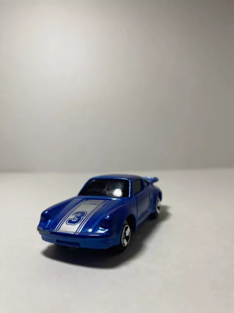 Maisto Porsche 911 Turbo / Nr.3 / Blue /  Scale 1:64 / Toy diecast car