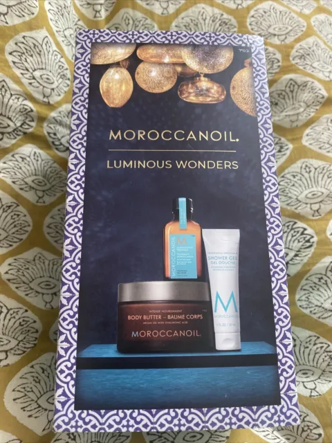 Moroccanoil Luminous Wonders Coffret Soin De La Tête Aux Pieds