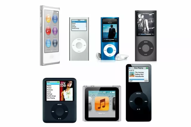 Apple iPod Nano 1° 2° 3° 4° 5° 6° 7° - 1GB 2 GB 4GB 8GB 16GB - tutti i colori