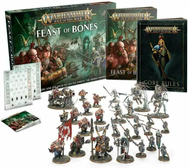 Games Workshop FBN-60 Warhammer Age Of Sigmar: Feast of Bones Box - SEALED