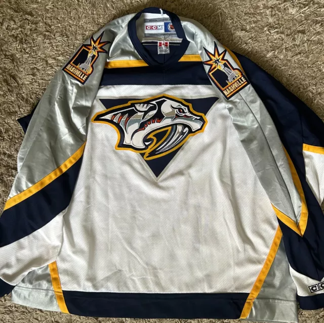 Rare Adidas Hockey Jersey Size 52 Nashville Predators #22 Kevin Fiala NHL  XL XXL