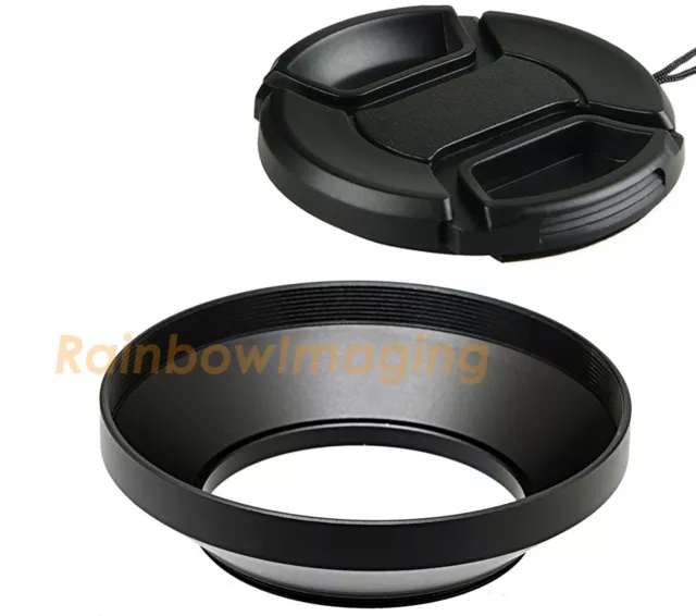 55mm Metal Wide Angle Lens Hood for Canon Nikon Sony Pentax Olympus Lens