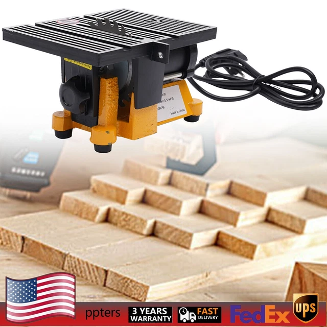 Mini Table Saw Cutting Bench Sawing Machine for Plastic Wood Glass Stone Cutting