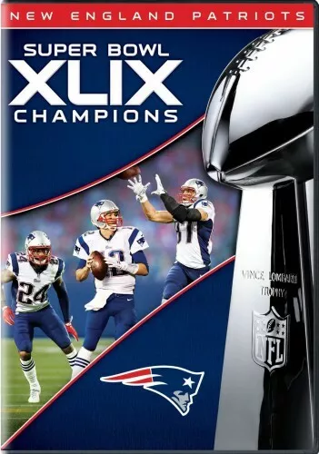 NFL Super Bowl Xlix 49 Champions Neuf England Patriots Football DVD