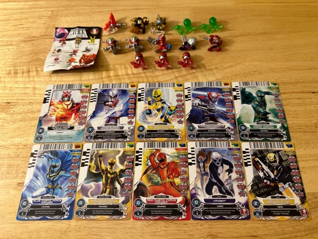 Power Rangers Lot Micro Morphers Series 1 lot 2018 Hasbro + ACG Card Lot