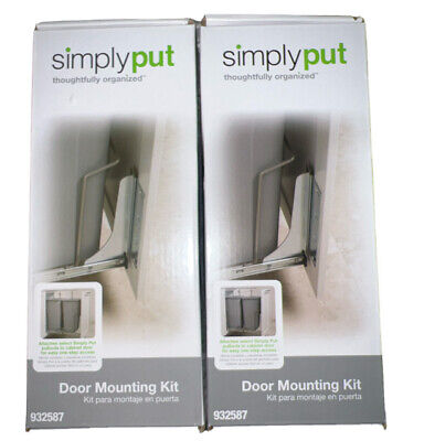2x Simply Put Door Mounting Kit 932587 New In Box Complete Set