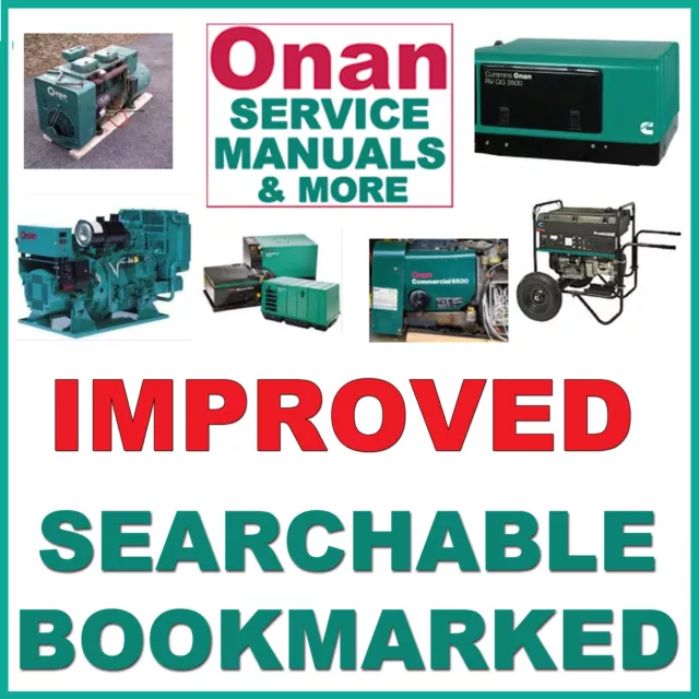 Onan GRCA SERVICE MANUAL, Parts Catalog, Installation & Operators -4- MANUALS CD