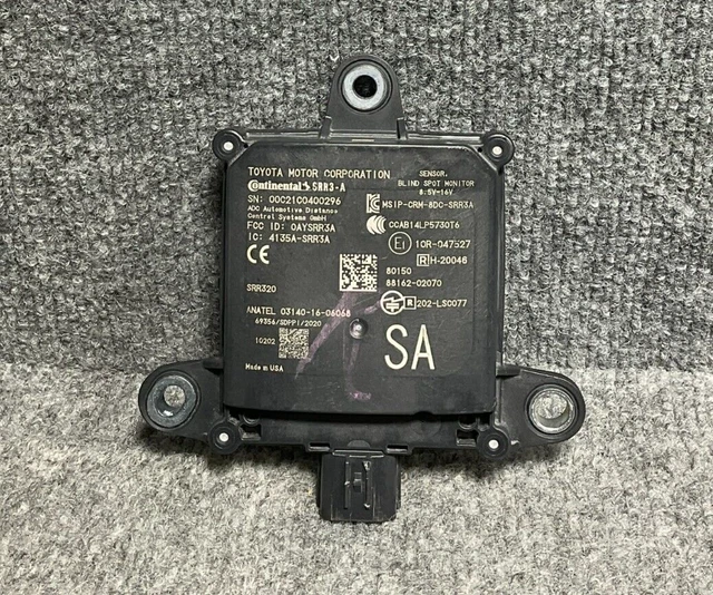 Toyota Corolla Rear Left Blind Spot Assist Radar Sensor 88162-02070