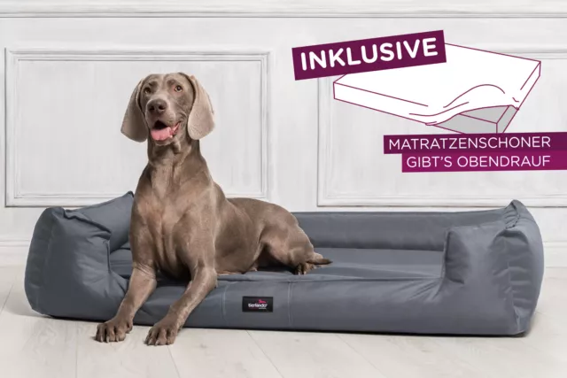 tierlando® Orthopädisches Hundebett GOOFY >> inkl. Matratzenschoner << Polyester