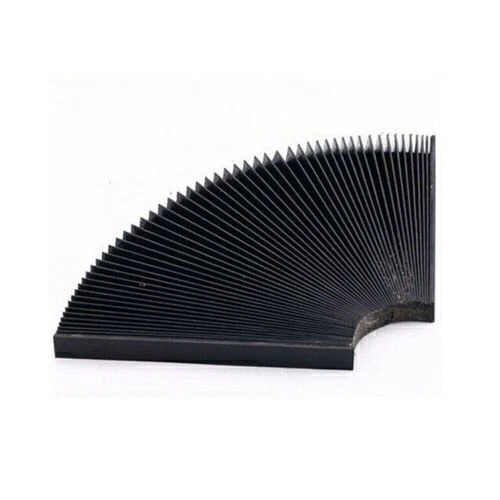SPORTARC CNC-Maschinenschutz – Flexibler Faltenbalg Staubtuch Für Fräsmaschinen, 1,5 M Dehnbar, Schwarz (130 Mm)