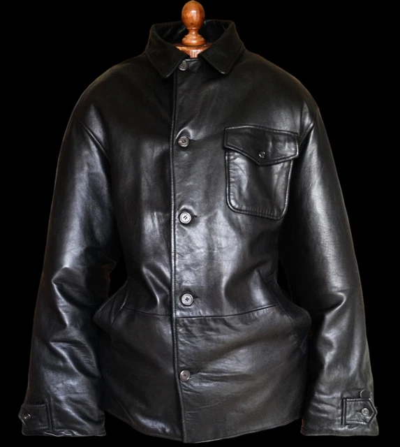 RALPH LAUREN POLO RRL PELLE Trench Cappotto Borsone Giacca Volo Buffer Harrington