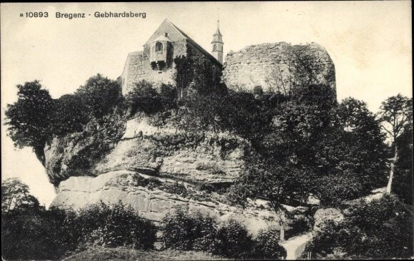 Ak Bregenz Vorarlberg Österreich, Partie auf dem Gebhardsberg - 3624592