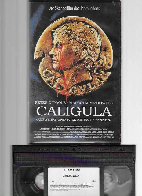 Peter O´Toole   CALIGULA  Aufstieg und Fall eines Tyrannen   VHS Rarität  FSK 18