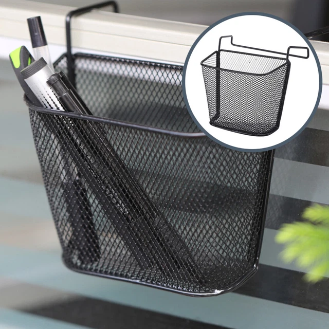 Carrello Portariviste Con Ruote – Scaffale Mobile Per Libri E Documenti, Organizer Da Scrivania In Metallo Nero