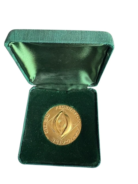 BELLE MÉDAILLE DE tir en bronze EUR 22,00 - PicClick FR