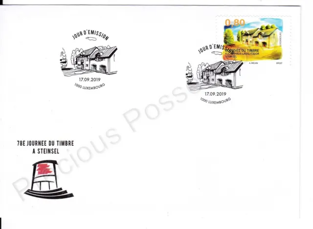 Luxembourg Fdc First Day Cover 2019 Stamp Day