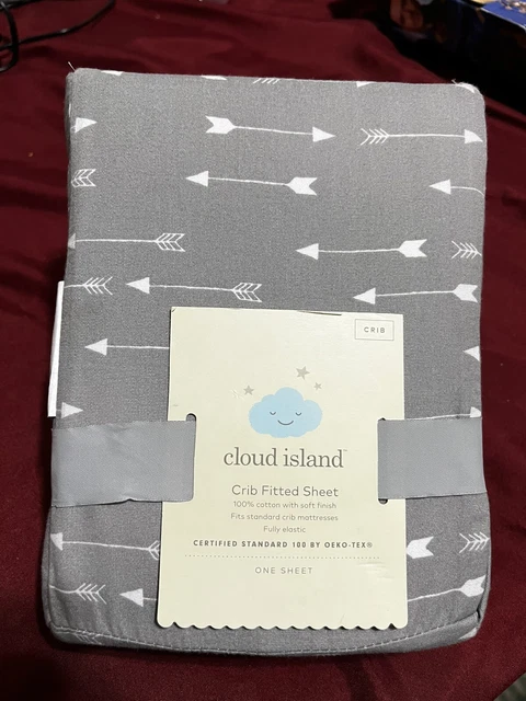 Cloud Island Crib Fitted Sheet 1ea