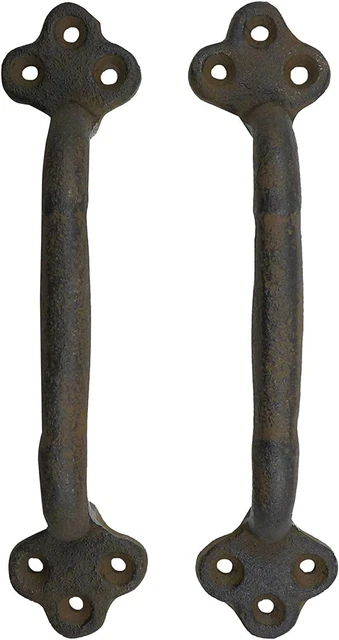 Vintage 9 Cast Iron Gate Handle For Rustic Barn Doors