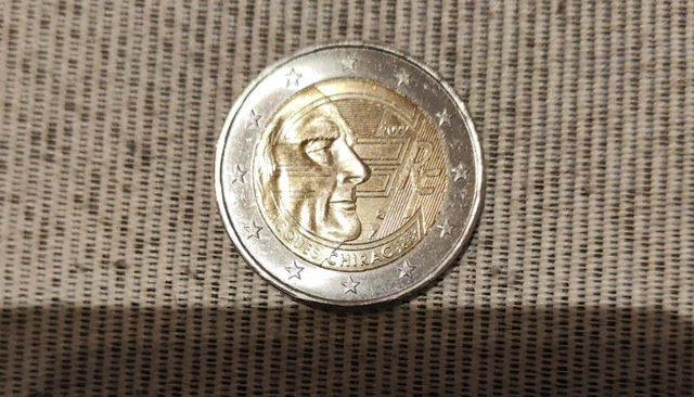 2 EUROS COMMÉMORATIVE Pièce rare de 2 euros Simone Veil 1975 (1927-2017