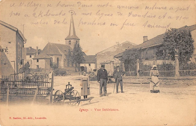 Cpa 54 Igney Vue Interieure