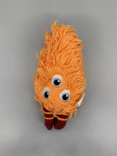 Super rare Disney Chicken Little Kirby orange 3 eyed alien plush stuffed 8"