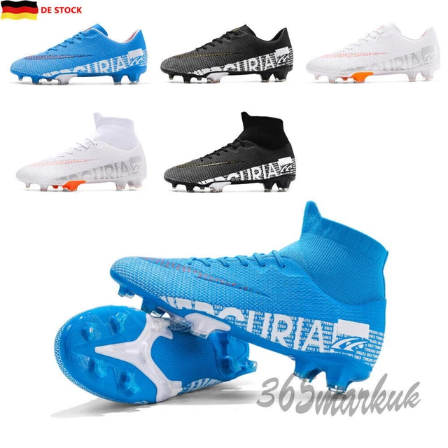 Herren Fußballschuhe AG Stollen Nocken Fussball Stiefel Outdoor Indoor Snea S6I5