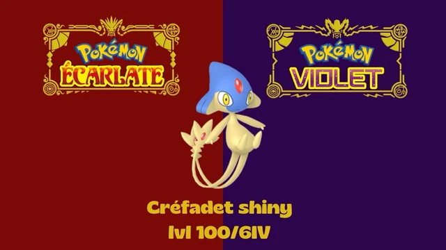 Pokémon Écarlate/Violet : Keldeo Shiny Non Modifié + Stratégie Niveau 100 - Code Digital/objet ?