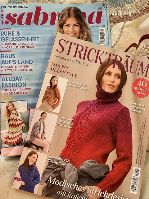 Sabrina Strickjournal 9/22 und Strickträume 20/21