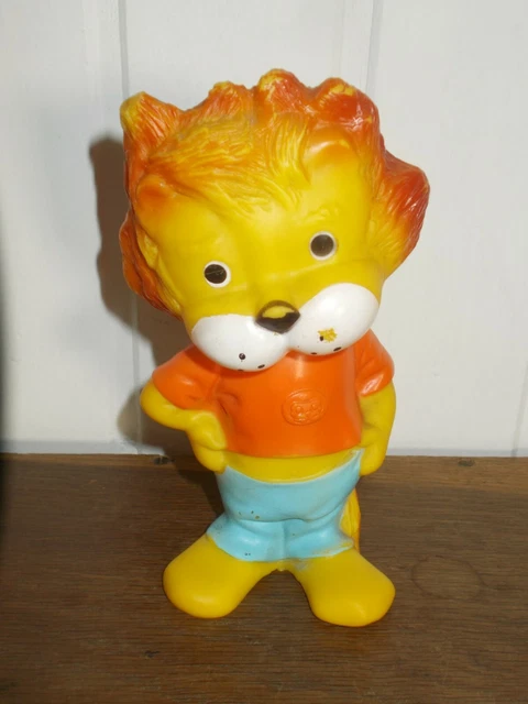 Figurine Ancienne POUET - Titus Le Petit Lion - ORTF 1967 - 15cm - LAFARGUE France