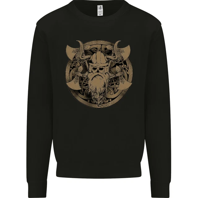 Viking Warrior Gym MMA Valhalla Odin Norse Kids Sweatshirt Jumper