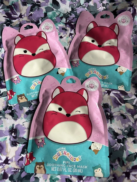 SQUISHMALLOWS FIFI FACE Mask Sheet X 3 £4.99 - PicClick UK
