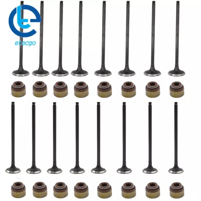 For 92-05 Honda Civic del Sol 1.6L 1.7L SOHC D16Z6 Exhaust and Intake Valves