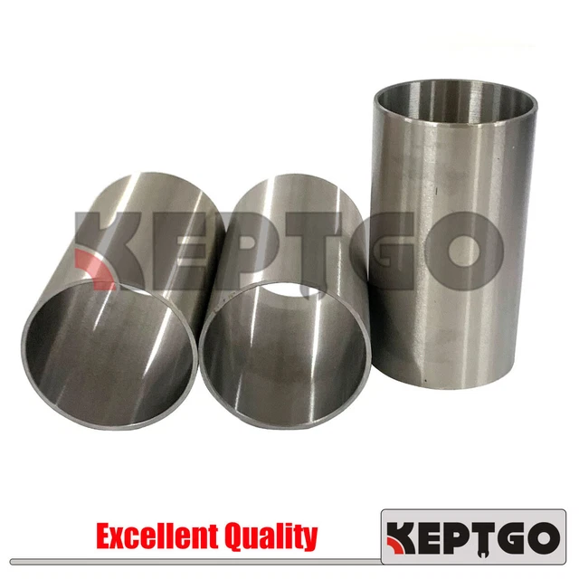 3TNA72 3pcs Cylinder Liners (Semi-finished) Fit for Yanmar 3TNA72 3TNA72L Engine