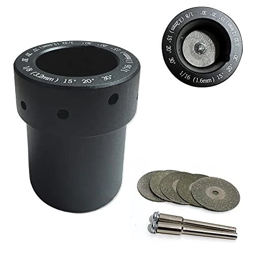 KAYBOBEZK Tungsten Sharpener Grinder Head TIG Welding Rotary Tool, ALUMINUM TIG
