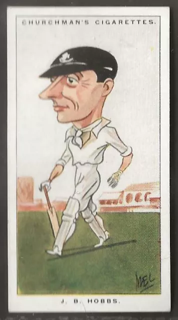 Churchman - Männer Des Moments Im Sport 1928 - #20 - Cricket - Jack Hobbs