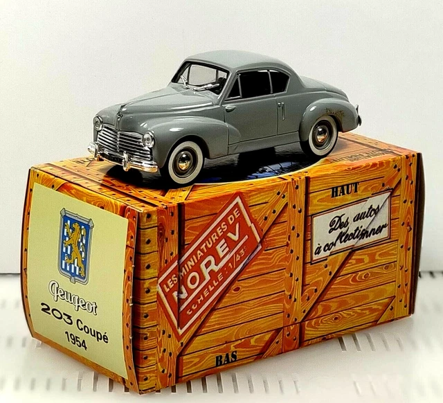 299G Norev Peugeot 203 Miko Bourse Couzon Miniatures 18 Sept 2005 1:43 + Boite