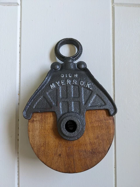 Vintage Antique Barn Pulley Restored Hay Loft