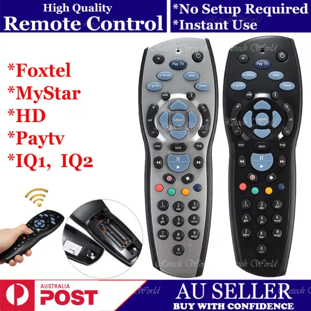 Brand New Remote Control Replacement For Foxtel Mystar Hd Paytv IQ1 IQ2 AU