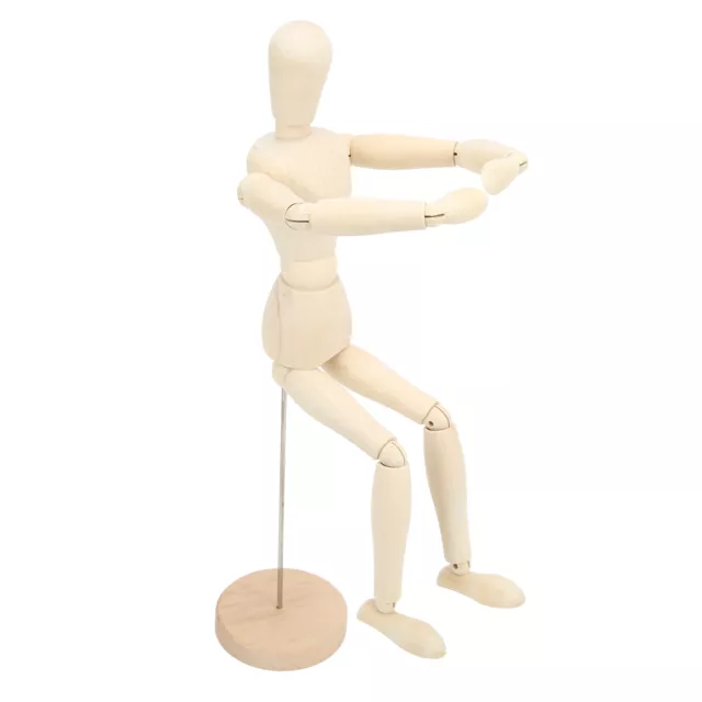 Wooden Mannequin Drawing Figure Model Flexible Rotation Develop Hands-on Skills