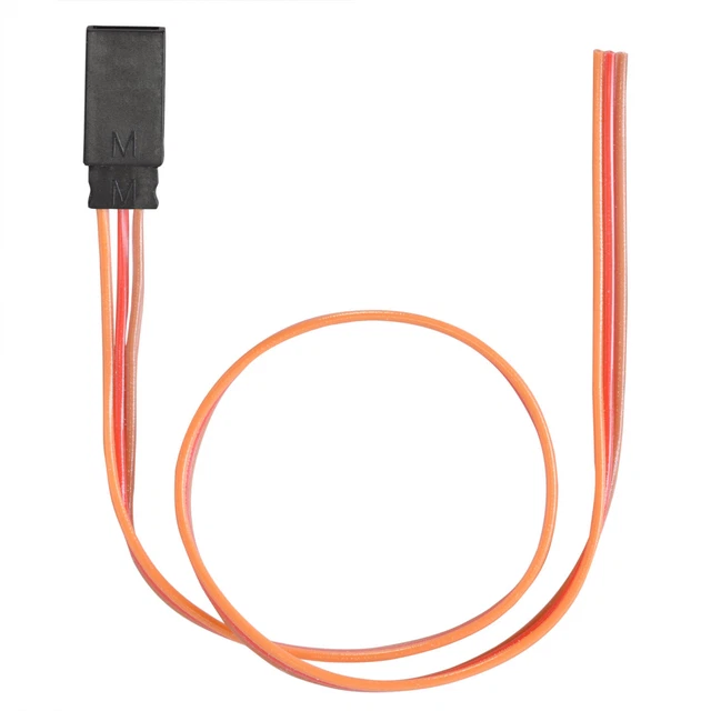 Cavo Prolunga Per Servo PartCore JR/Graupner 250mm – 3x0.14 Mmq – Contatti Dorati (130002) - Foto 3