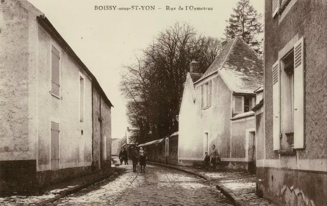 CPA - Boissy-sous-St-Yon -Rue de L'Ormeteau
