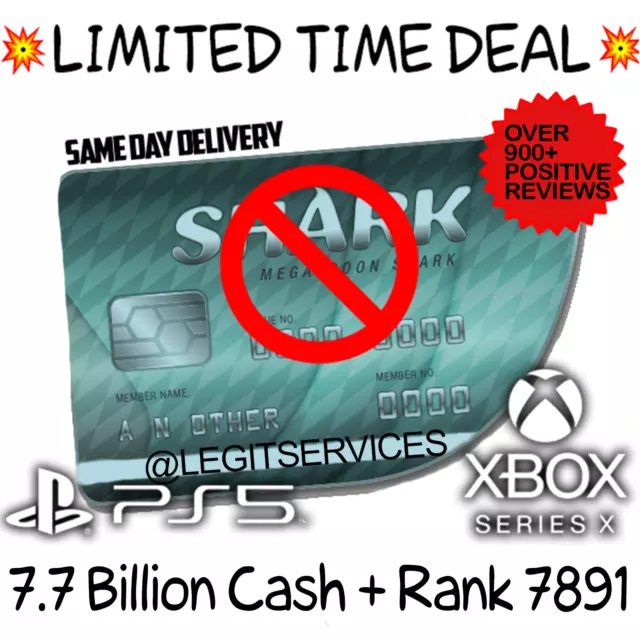 GTA 5 NEW Gen Xbox Series X/S Mod 7.7 Billion Rank 7981 No Ban Risk  Guaranteed $125.00 - PicClick