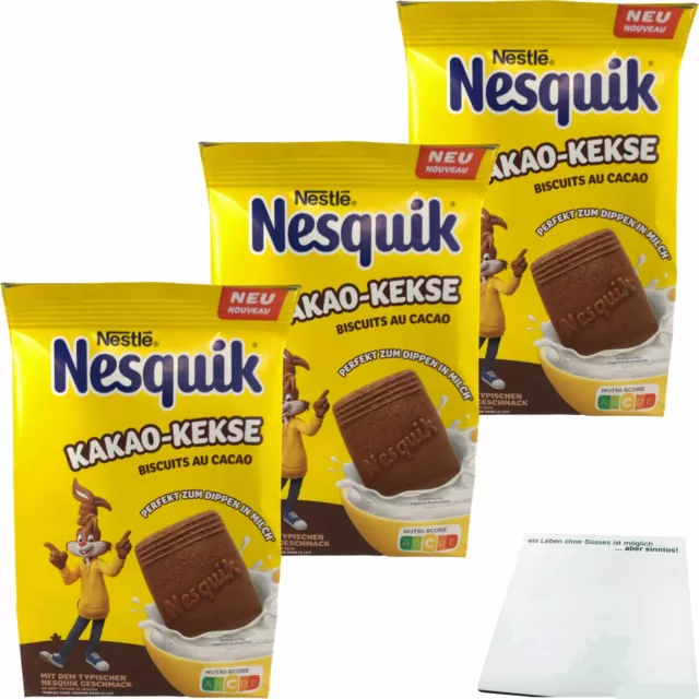 Nestle Nesquik Kakao Kekse 3er Pack 3x300g Beutel usy Block